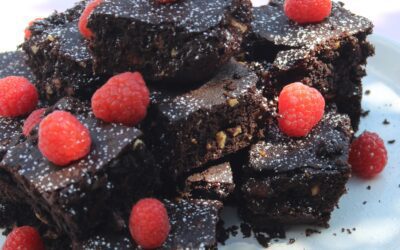 Double Chocolate Hazelnut Brownies